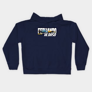 Fernando Alonso Old time Kids Hoodie